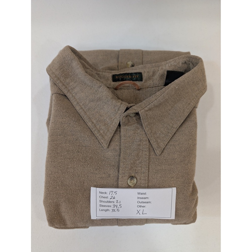 Timberland Weathergear Rugged Fit Mens XL Button Up Shirt Long Sleeve - Picture 5 of 5